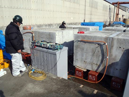 写真-4 電気防食効果の確認
