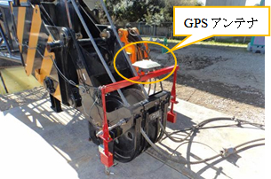 GPS取付け状況
